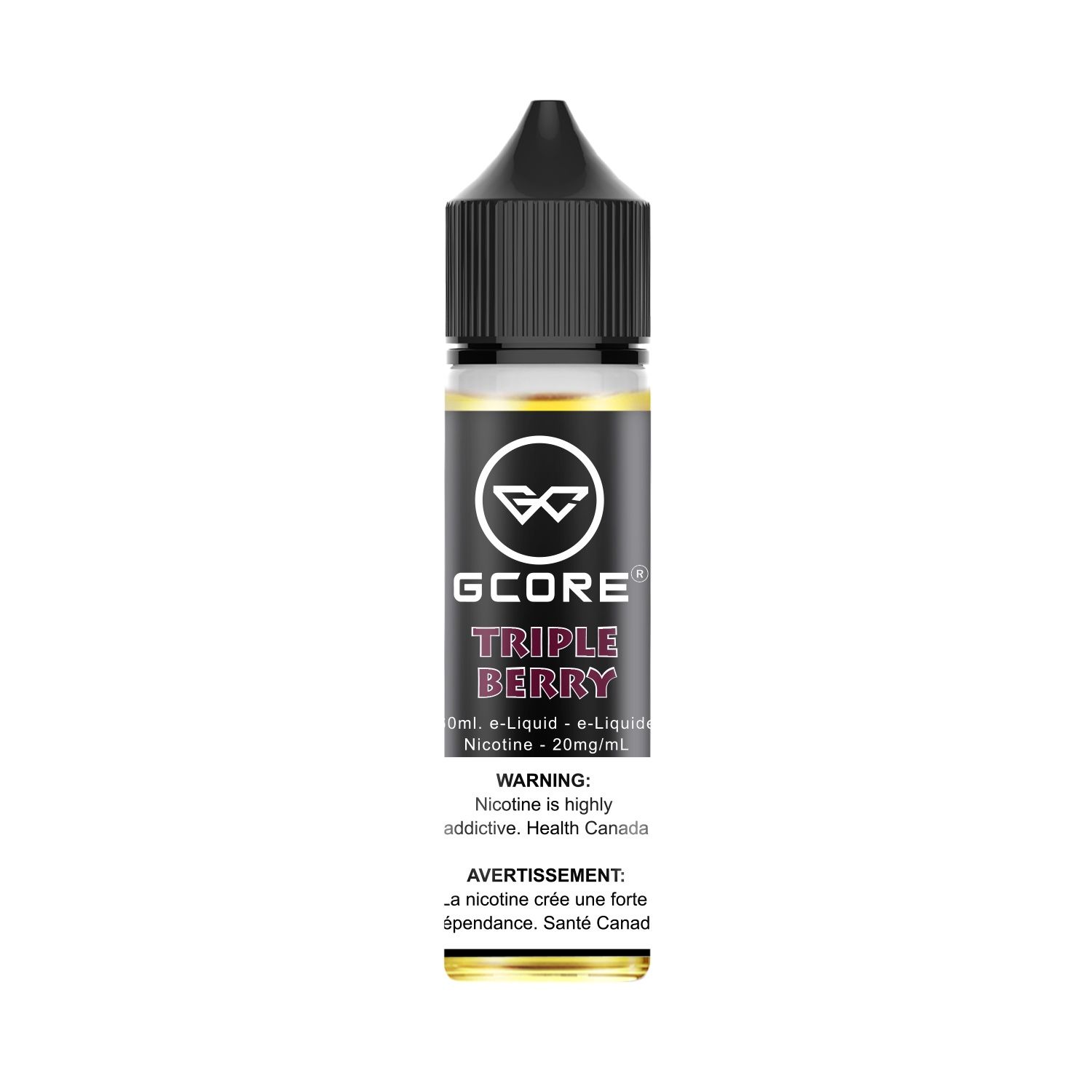 Triple Berry by Gcore Salt, Nicotine: 20mg, Size: 60mL