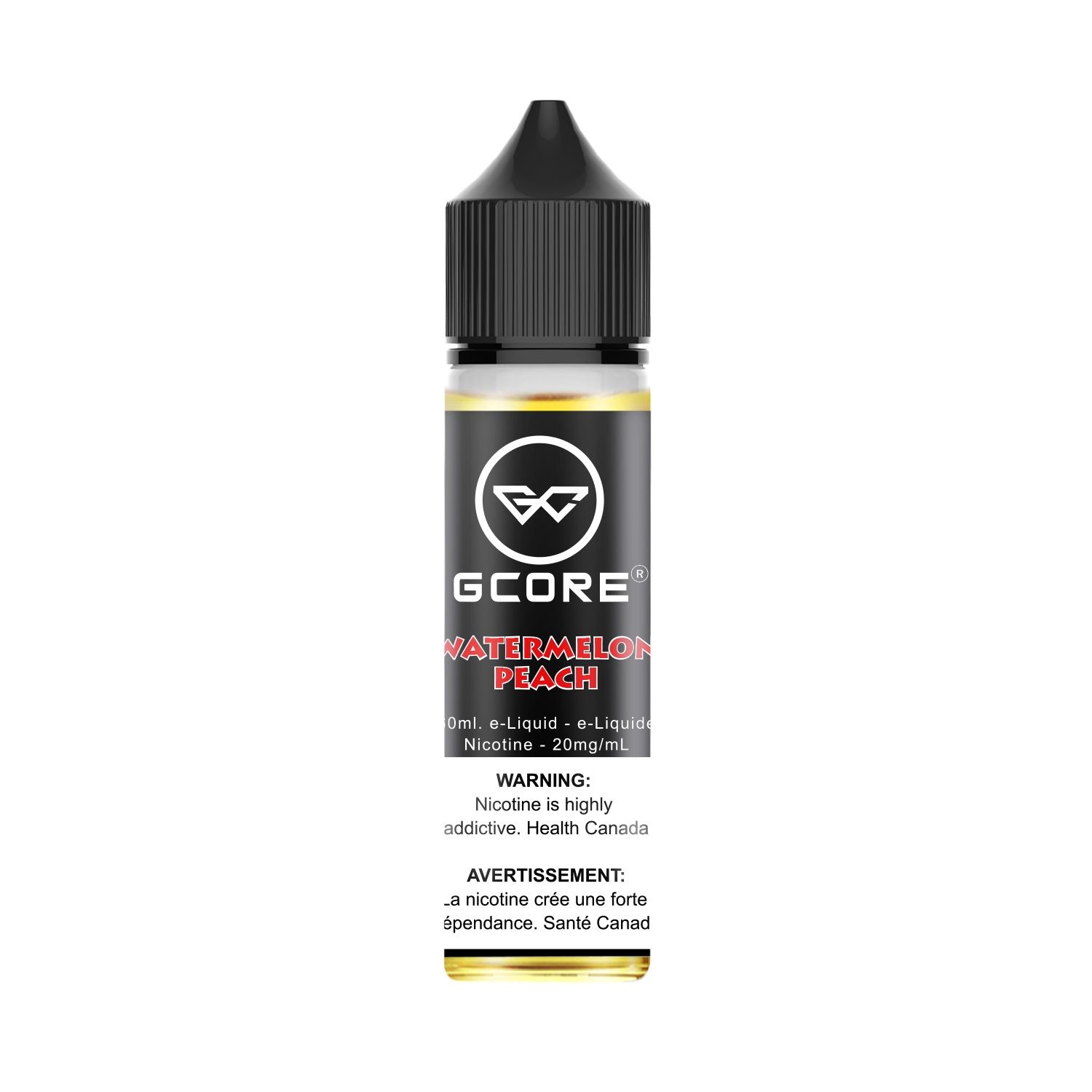 Watermelon Peach by Gcore Salt, Nicotine: 20mg, Size: 60mL