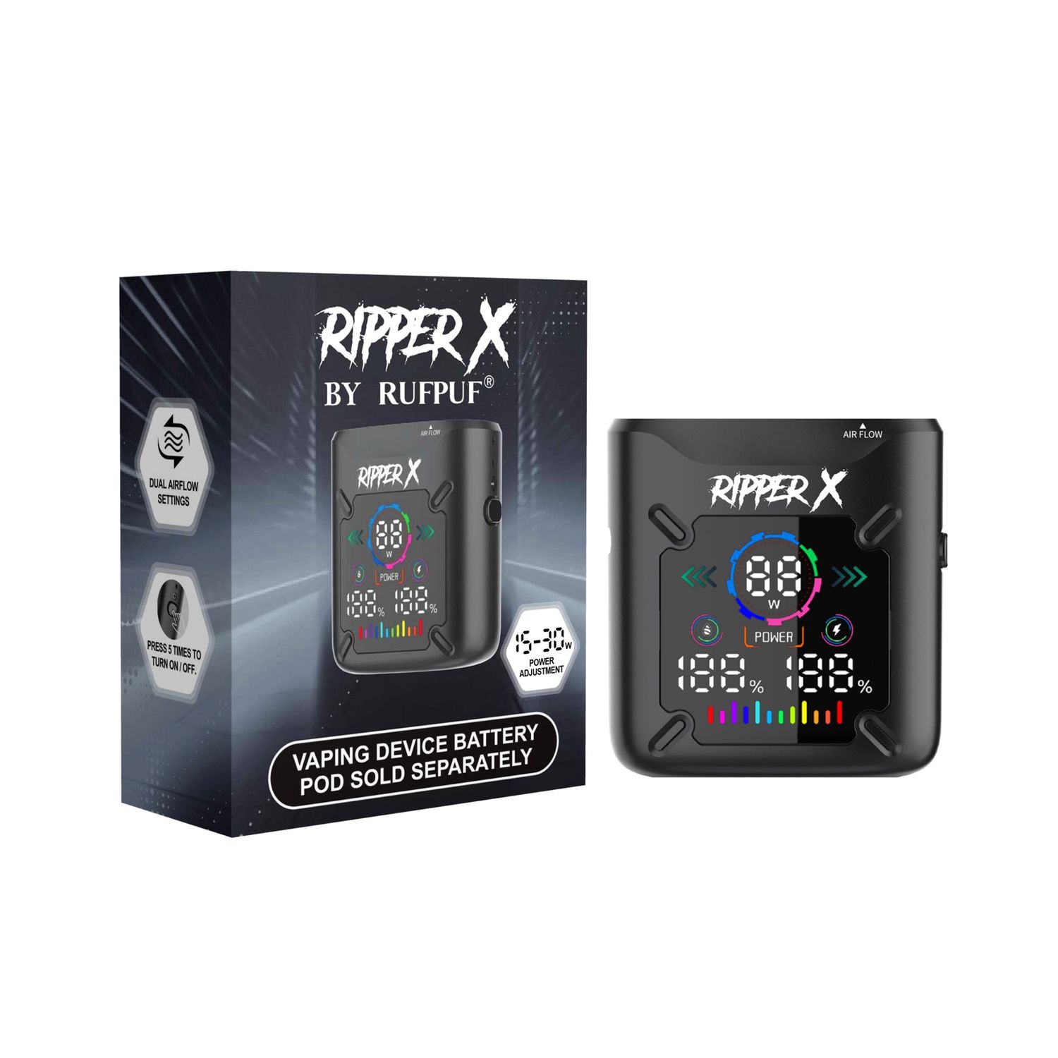Ripper X Ultra Device Kit, Colour: Black