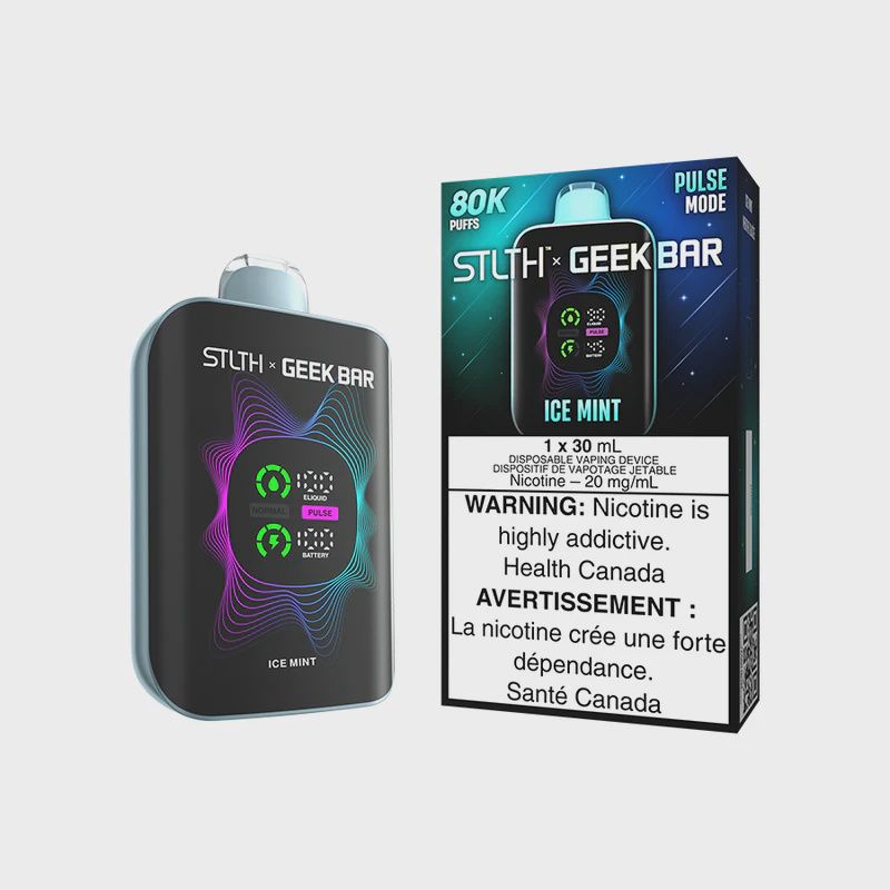 Ice Mint - STLTH x GEEK BAR 80K Disposable, Nicotine: 20mg