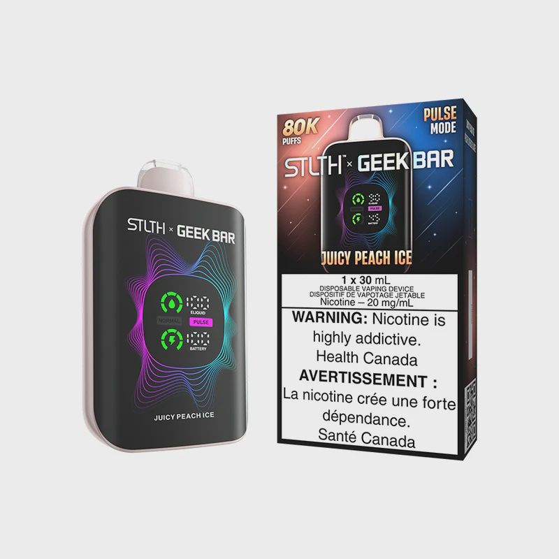 Juicy Peach Ice - STLTH x GEEK BAR 80K Disposable, Nicotine: 20mg
