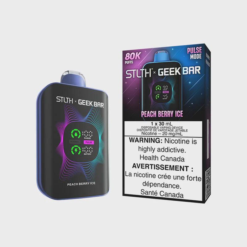 Peach Berry Ice - STLTH x GEEK BAR 80K Disposable, Nicotine: 20mg