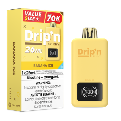 Banana Ice - Drip&#39;n by Envi 26mL Disposable