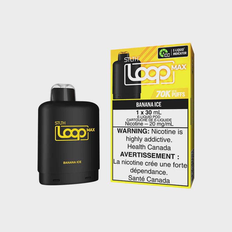 Banana Ice STLTH LOOP MAX Pod, Nicotine: 20mg