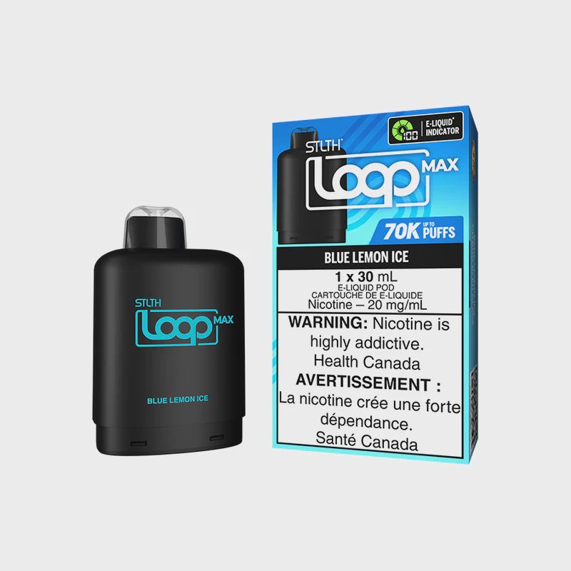 Blue Lemon Ice STLTH LOOP MAX Pod, Nicotine: 20mg
