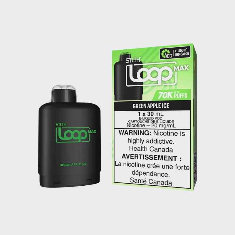Green Apple Ice STLTH Loop MAX Pod, Nicotine: 20mg