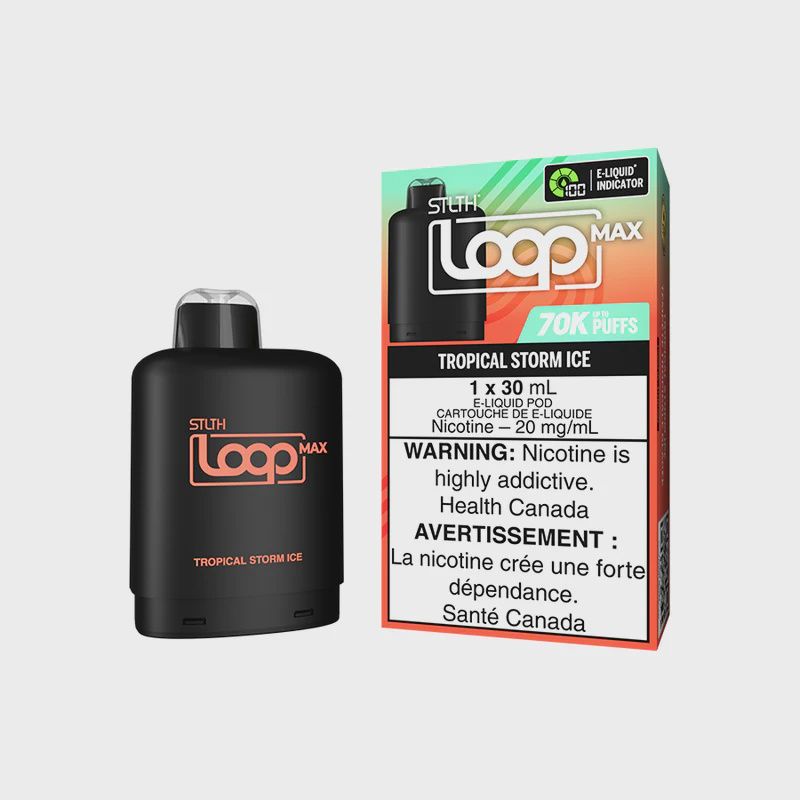 Tropical Storm Ice STLTH LOOP MAX Pod, Nicotine: 20mg