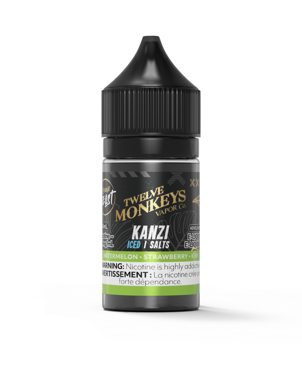 Kanzi Iced by Flavour Beast x Twelve Monkeys Salt, Nicotine: 20mg