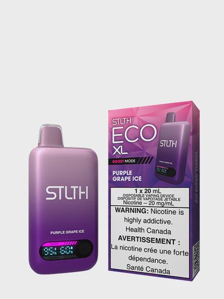 Purple Grape Ice - STLTH Eco XL Disposable, Nicotine: 20mg