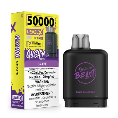 Gushin&#39; Grape Flavour Beast Level X G2 Ultra Pod
