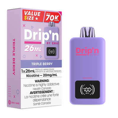 Triple Berry - Drip'n by Envi 8mL Disposable