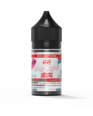 Sippin' Red Lightning by Flavour Beast Unleashed Salt