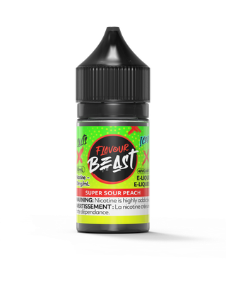 Super Sour Peach Iced by Flavour Beast Salt