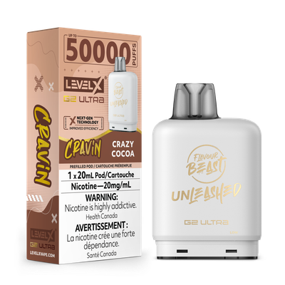 Cravin' Crazy Cocoa Flavour Beast Unleashed Level X G2 Ultra Pod