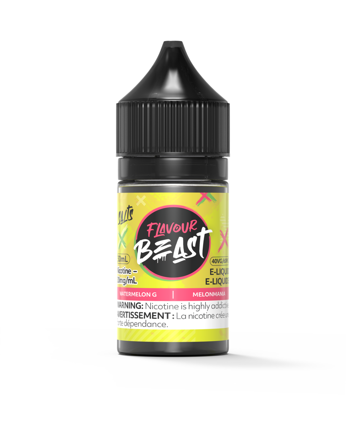Watermelon G by Flavour Beast Salt, Nicotine: 20mg, Size: 30ml