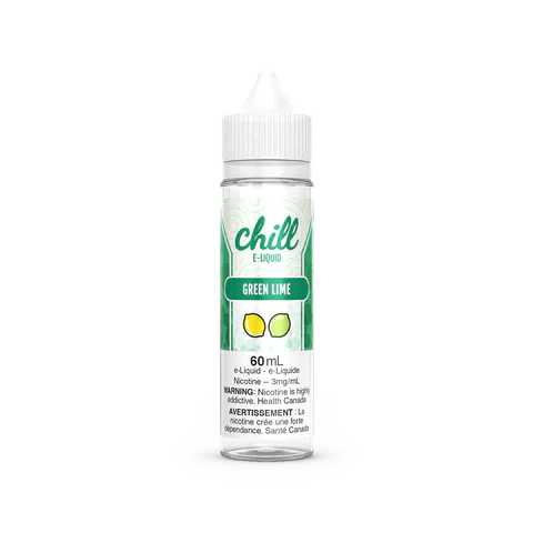 Green Lime by Chill, Nicotine: 3mg (Discontinued), Size: 60ml