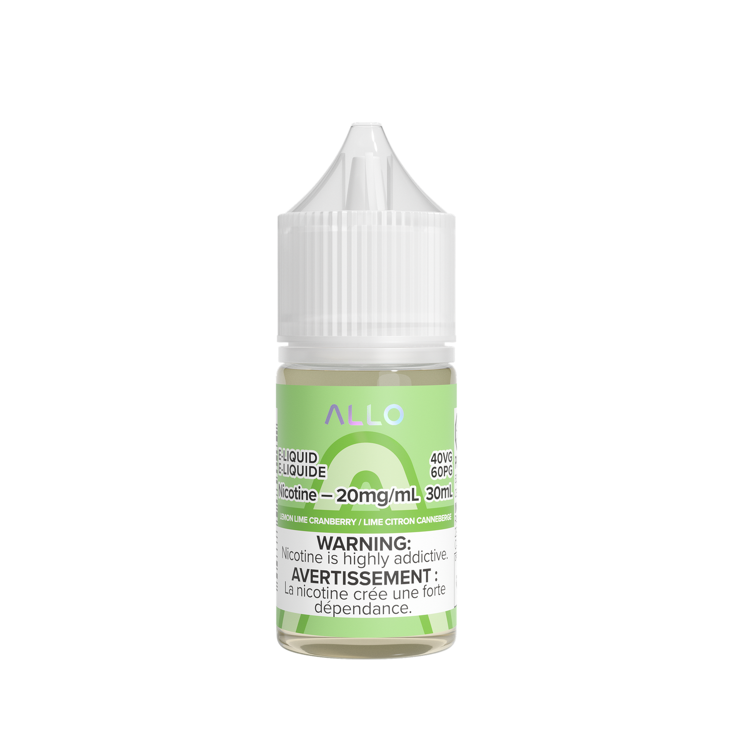 Lemon Lime Cranberry by Allo Salts, Nicotine: 20mg, Size: 30ml