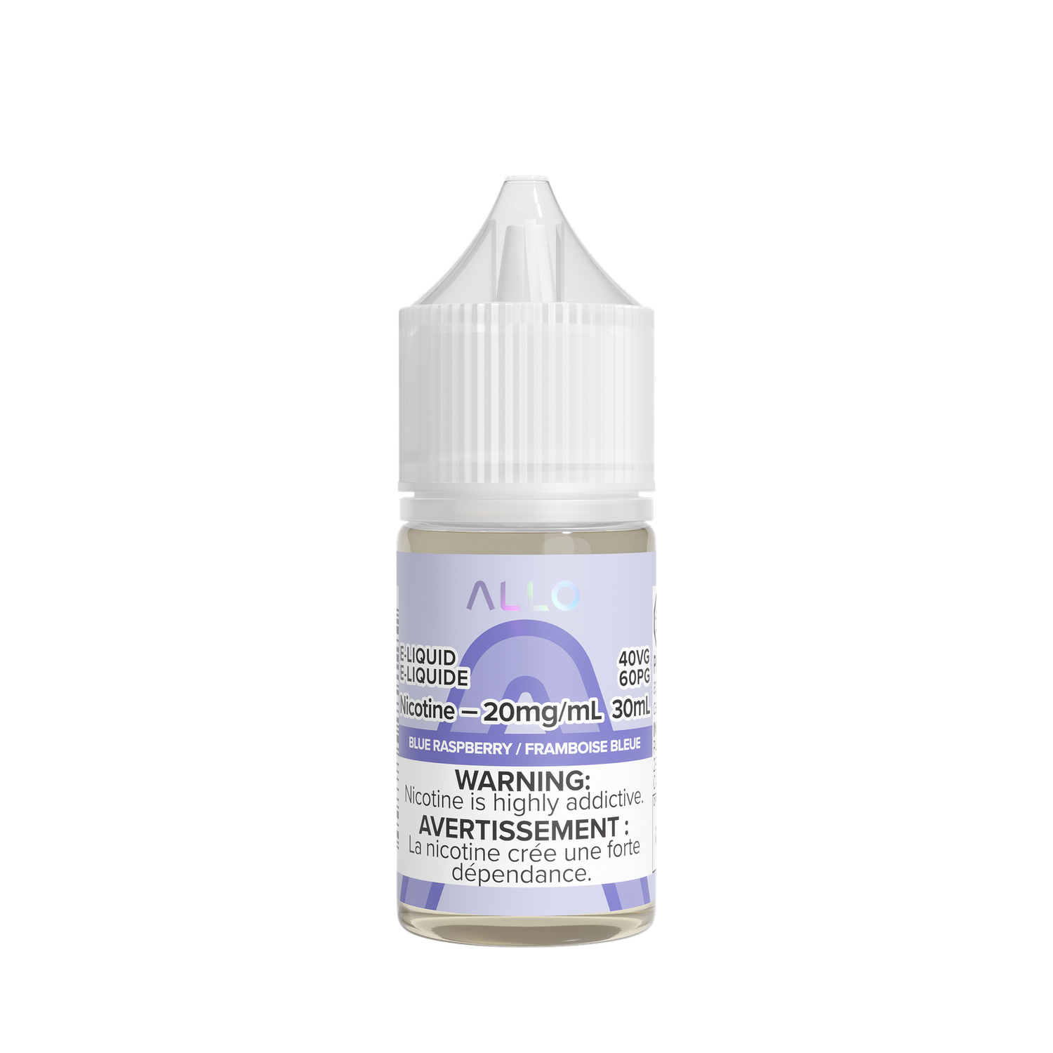 Blue Raspberry by Allo Salts, Nicotine: 20mg, Size: 30ml