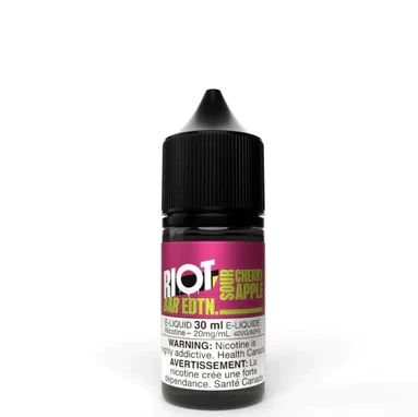 Sour Cherry Apple by Riot Bar Salt, Nicotine: 10mg, Size: 30ml