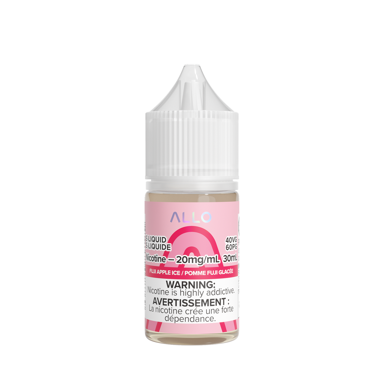 Fuji Apple Ice by Allo Salts, Nicotine: 20mg, Size: 30ml