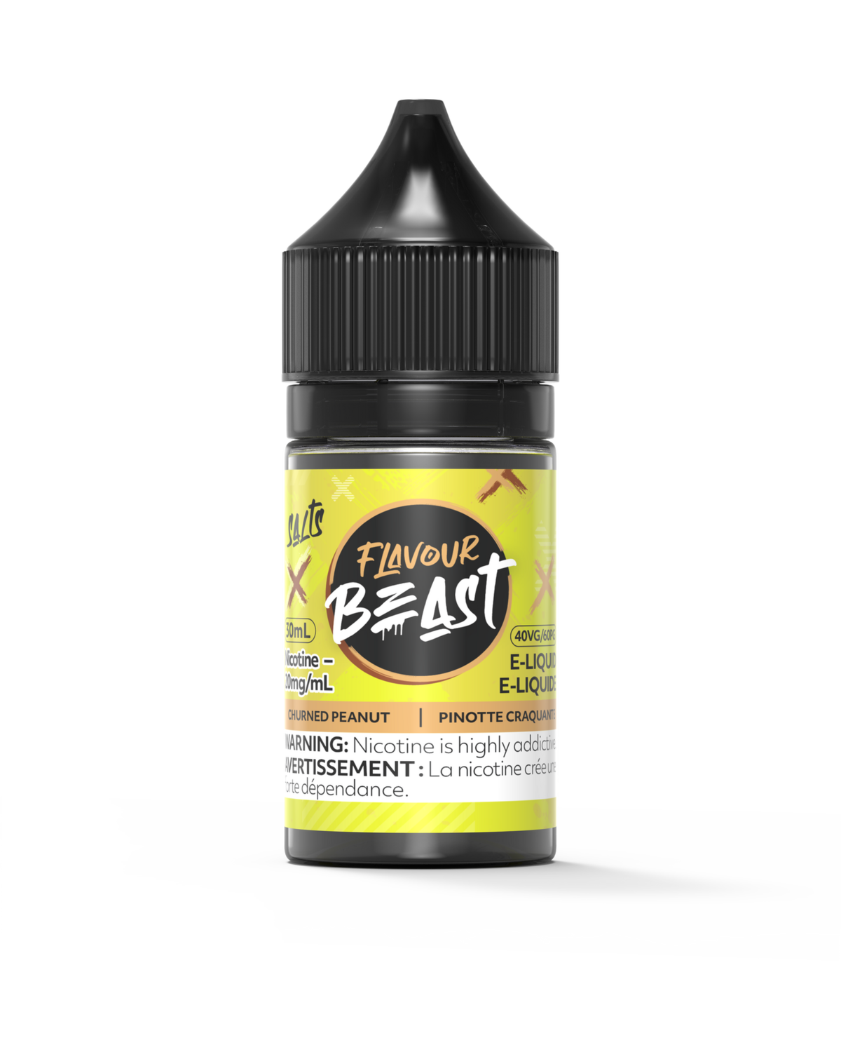 Churned Peanut by Flavour Beast Salt, Nicotine: 20mg, Size: 30ml