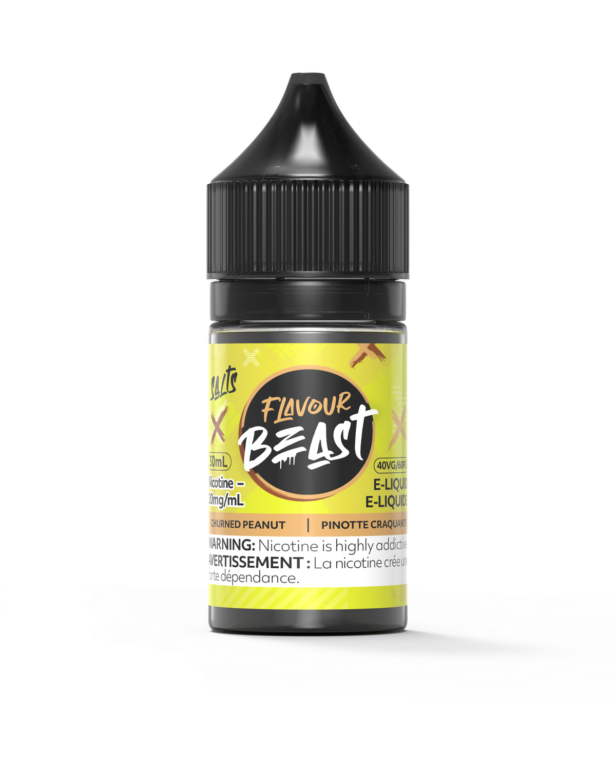 Churned Peanut by Flavour Beast Salt, Nicotine: 20mg, Size: 30ml