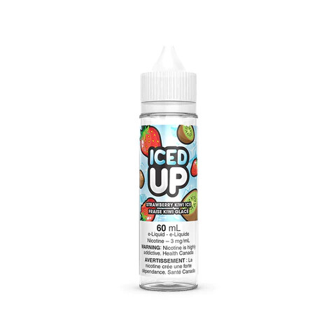 Strawberry Kiwi Ice by Iced UP, Nicotine: 6mg, Size: 60ml
