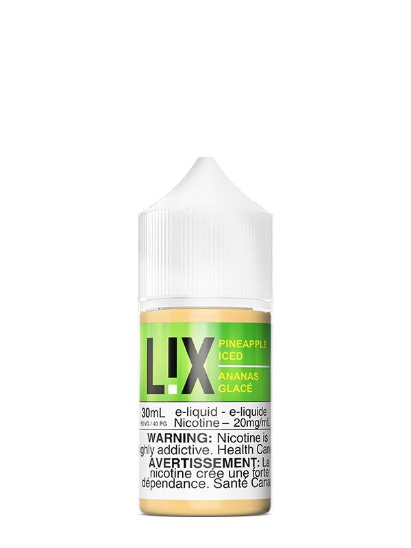 Pineapple Iced by L!X Salt, Nicotine: 10mg, Size: 30ml