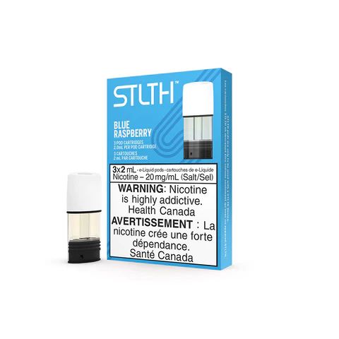 Blue Raspberry STLTH Pods, Nicotine: 20mg