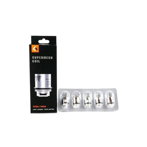 GeekVape Supermesh Coils (5pk), Resistance: Mesh X2 0.4ohm