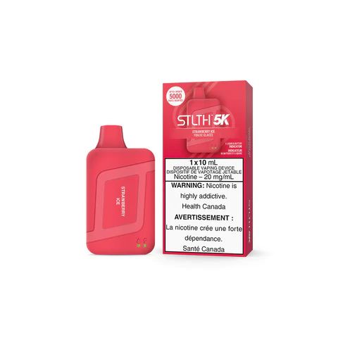 Strawberry Ice - STLTH 5K Disposable, Nicotine: 20mg