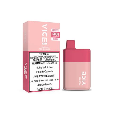 Peach Ice - Vice Box Disposable, Nicotine: 20mg