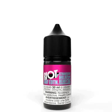 Strawberry &amp; Blueberry Ice by Riot Bar Salt, Nicotine: 10mg, Size: 30ml