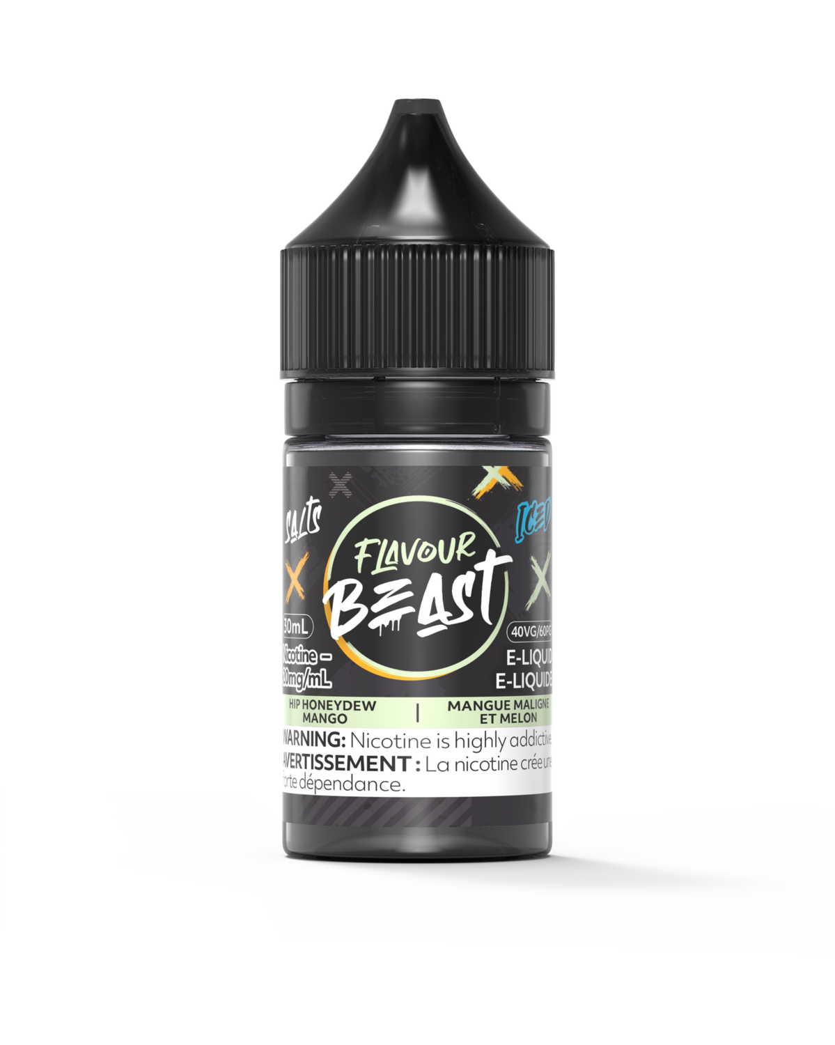 Hip Honeydew Mango Iced by Flavour Beast Salt, Nicotine: 20mg, Size: 30ml