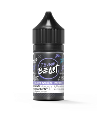 Super Sour Blueberry Iced by Flavour Beast Salt
