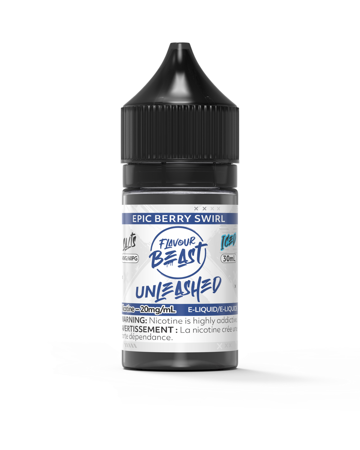 Epic Berry Whirl Iced by Flavour Beast Unleashed Salt, Nicotine: 20mg, Size: 30ml