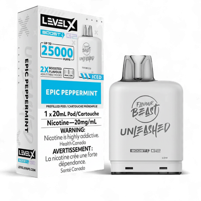 Epic Peppermint Flavour Beast Unleashed Level X Boost Pod