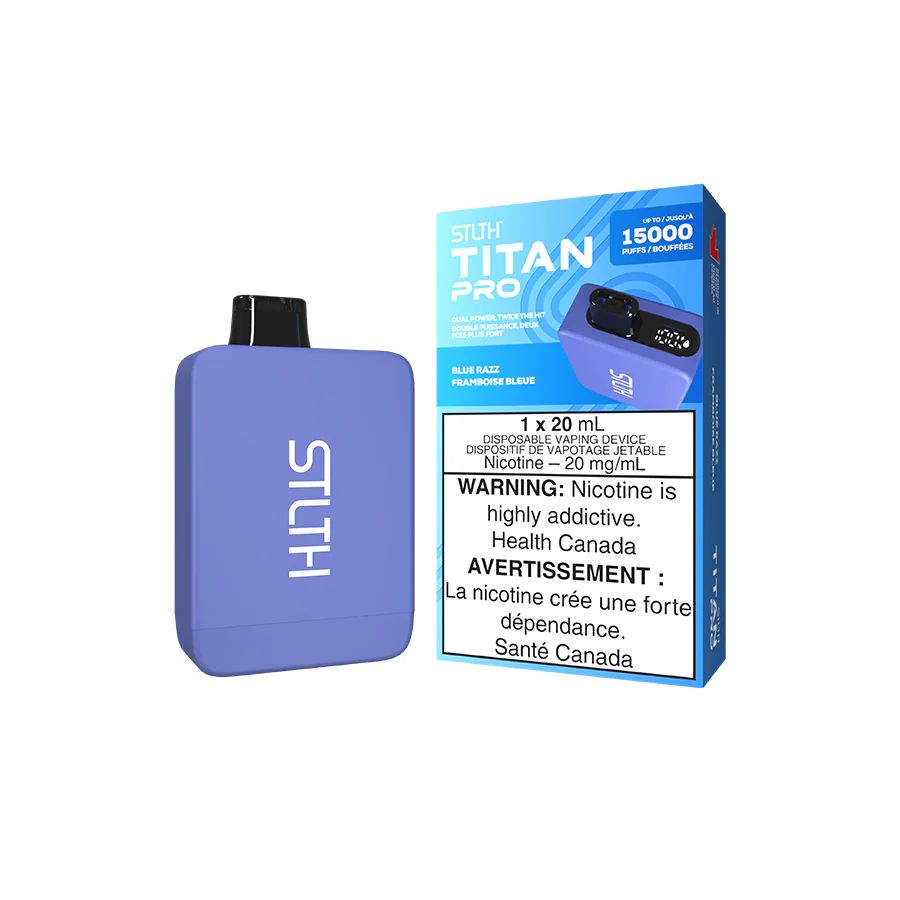 Blue Razz - STLTH Titan Pro Disposable, Nicotine: 20mg