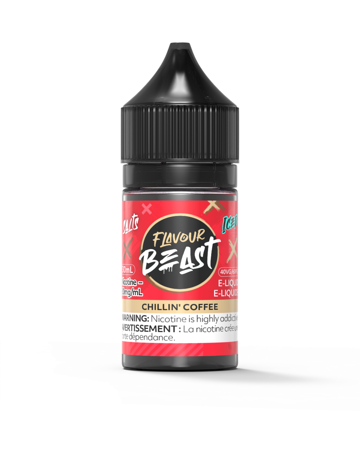 Chillin' Coffee Iced by Flavour Beast Salt, Nicotine: 20mg, Size: 30ml