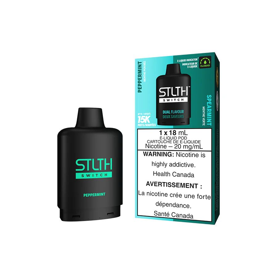 Peppermint and Spearmint STLTH Switch Pod, Nicotine: 20mg (Discontinued)