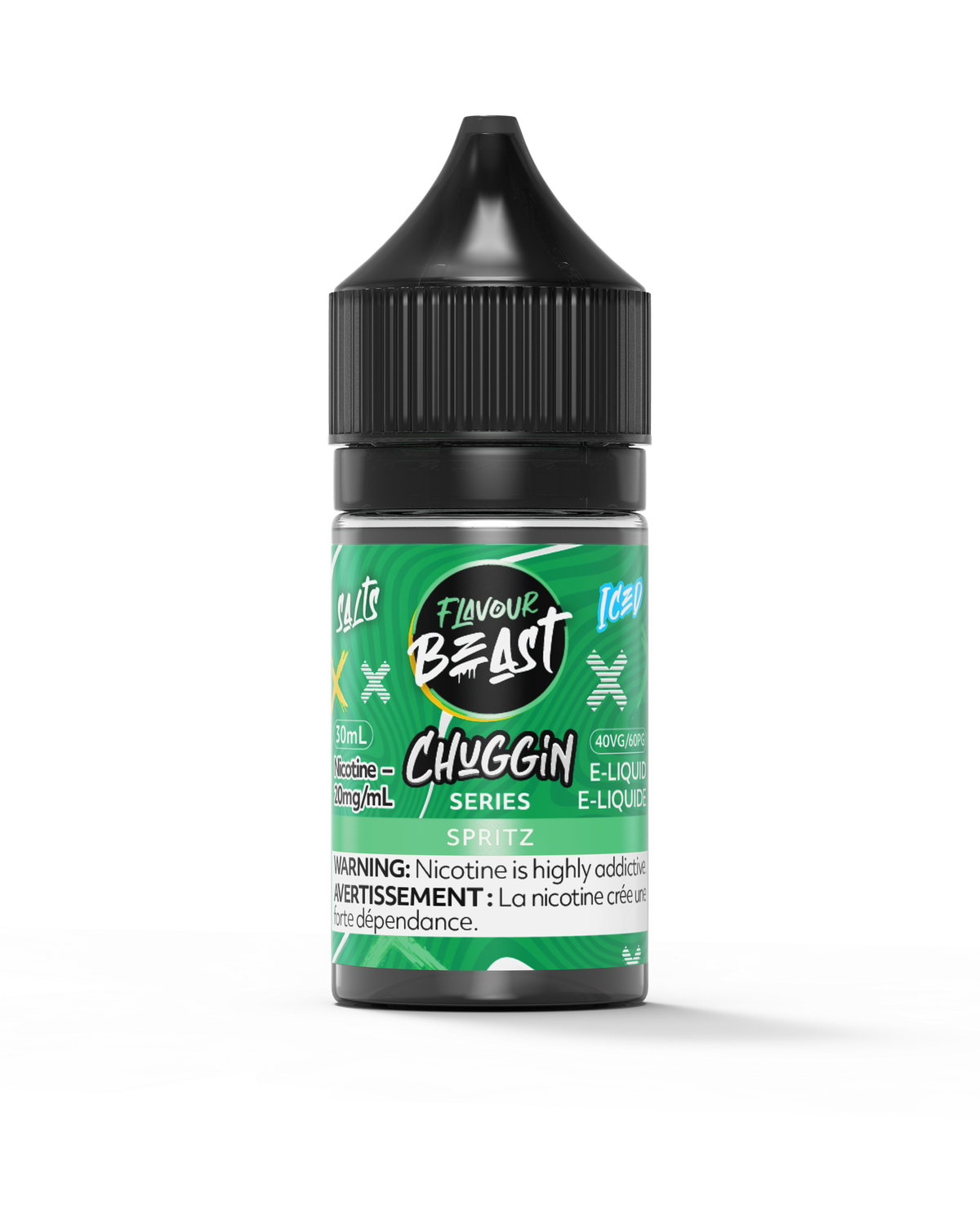 Chuggin' Spritz Iced by Flavour Beast Salt, Nicotine: 20mg, Size: 30ml