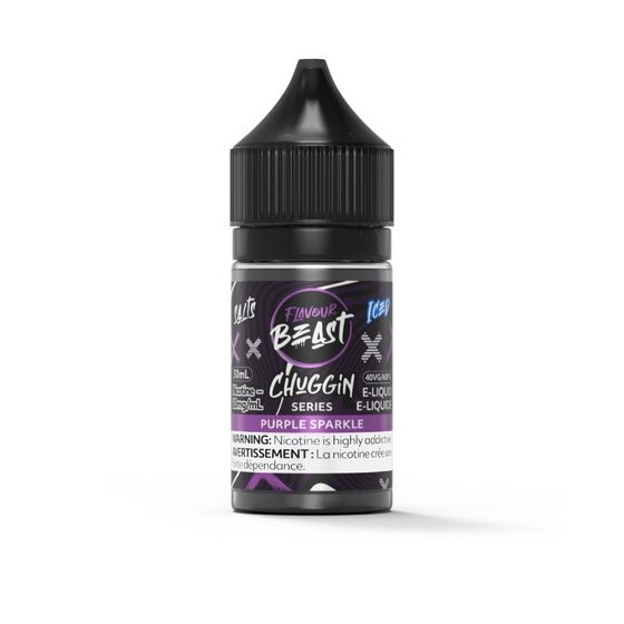 Chuggin' Purple Sparkle Iced by Flavour Beast Salt, Nicotine: 20mg, Size: 30ml