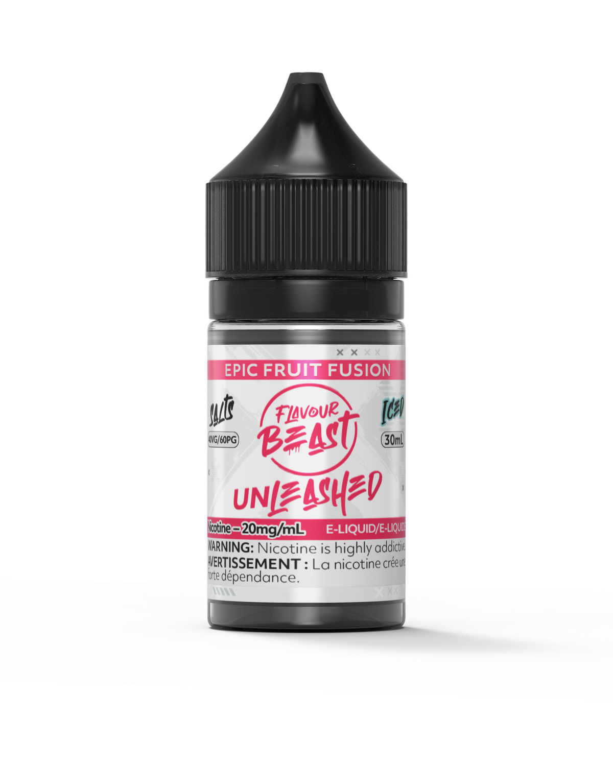 Epic Fruit Fusion Iced by Flavour Beast Unleashed Salt, Nicotine: 20mg, Size: 30ml