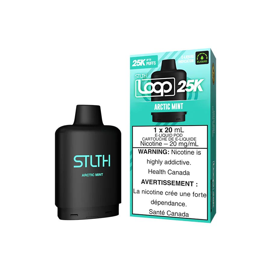 Arctic Mint STLTH LOOP 25K Pod, Nicotine: 20mg