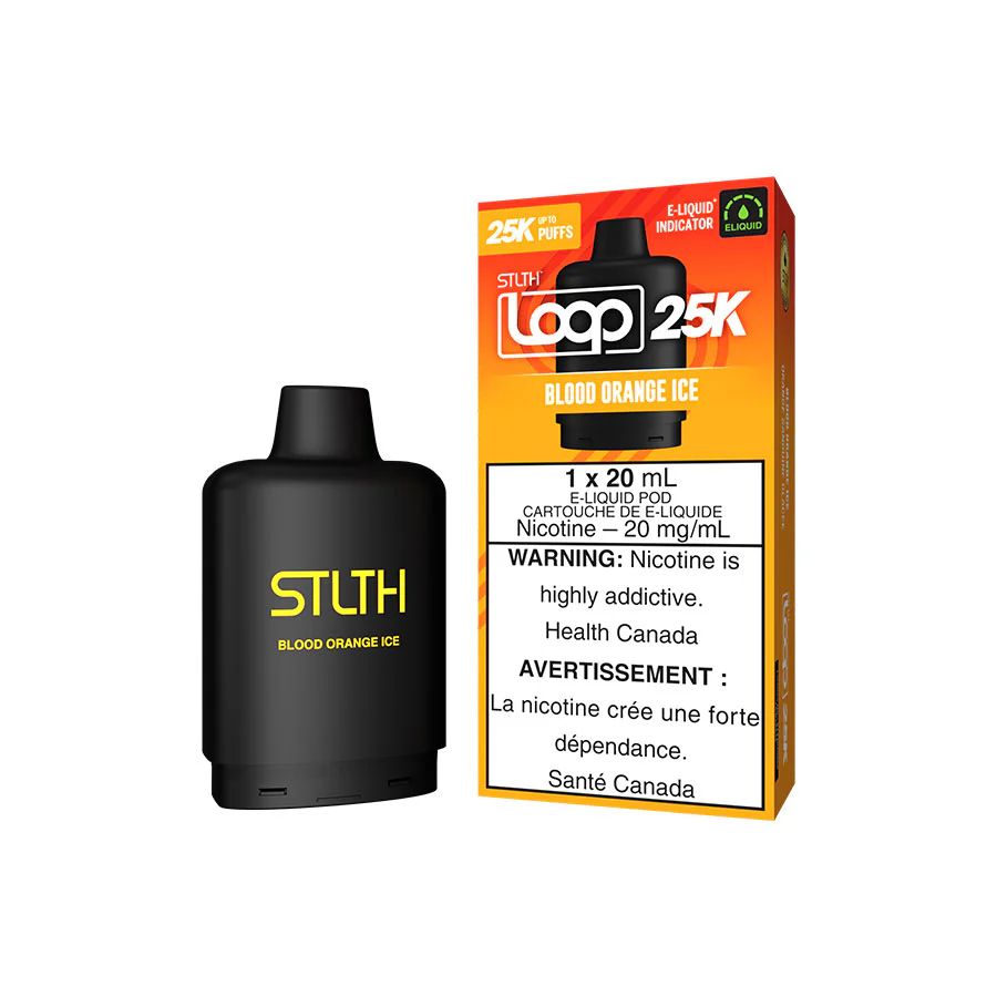 Blood Orange Ice STLTH LOOP 25K Pod, Nicotine: 20mg
