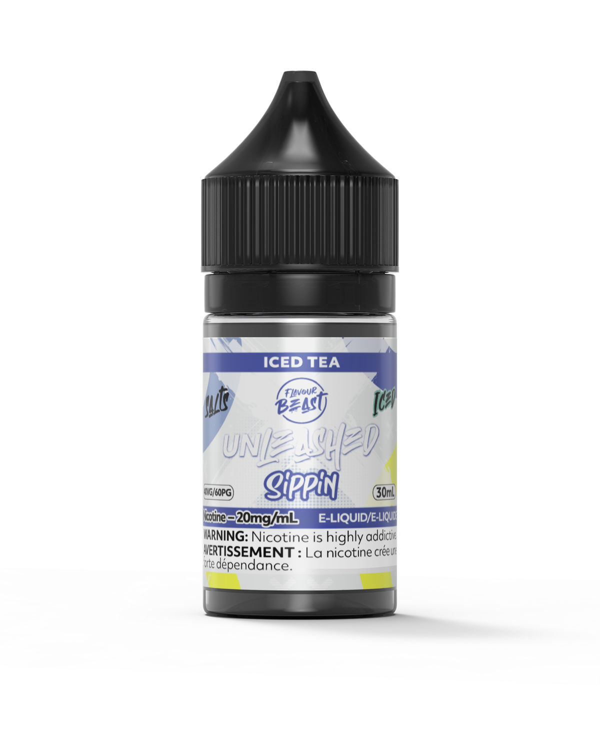 Sippin' Iced Tea by Flavour Beast Unleashed Salt, Nicotine: 20mg, Size: 30ml