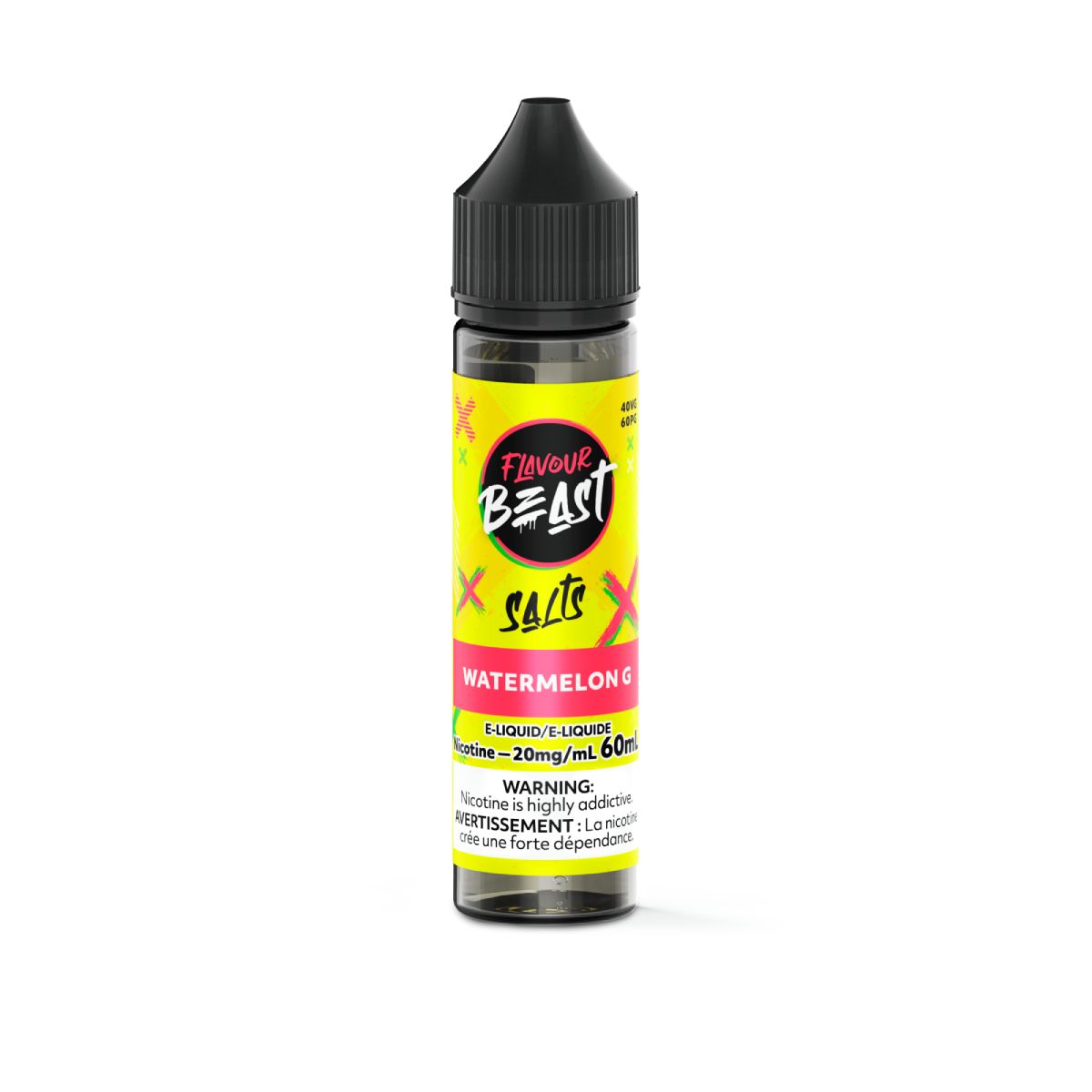 Watermelon G - Flavour Beast Salt, Nicotine: 20mg, Size: 60ml