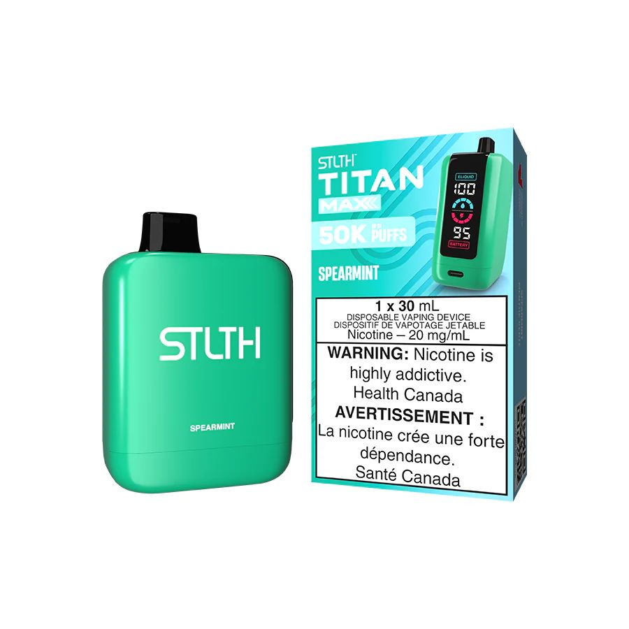 Spearmint - STLTH Titan Max Disposable, Nicotine: 20mg