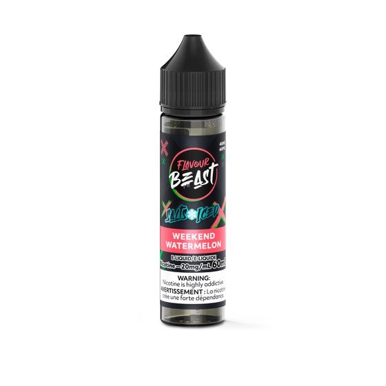 Weekend Watermelon Iced - Flavour Beast Salt, Nicotine: 20mg, Size: 60ml