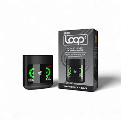 STLTH LOOP 3 Closed Pod Device, Colour: Black